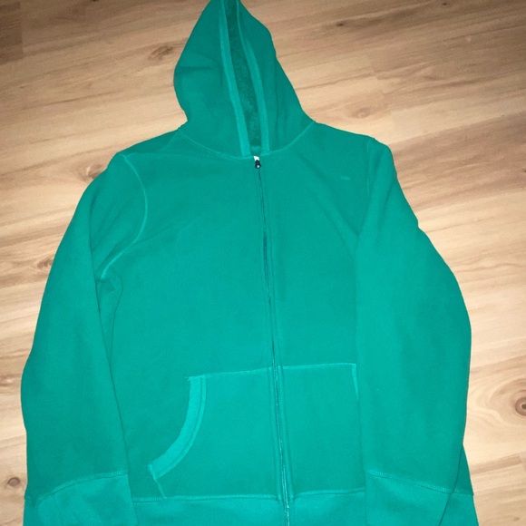 Old Navy Green Zip-Up Hoodie. Sherpa Lined. NWOT XXL 2X - Picture 1 of 2